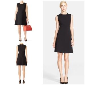 NWT Kate Spade Sicily Business Casual Cocktail Black Sleeveless Sheath Dress 8